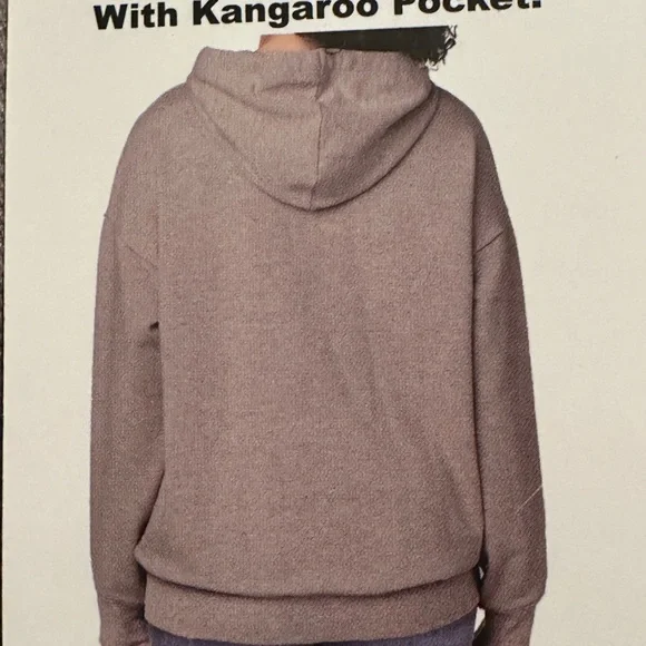 XL Buffalo David Bitton Purple / Gray Hoodie Sweatshirt - Picture 6 of 13